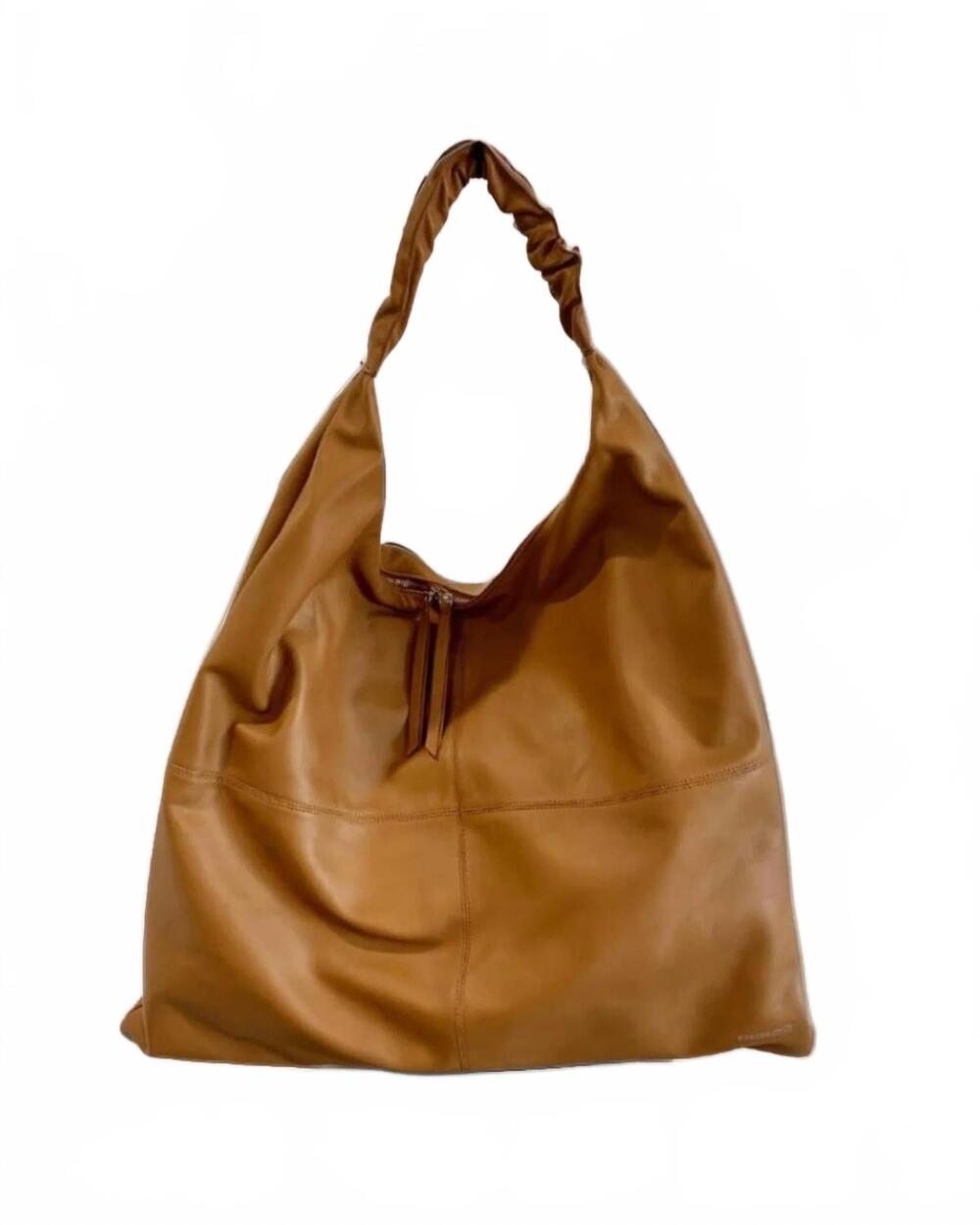 NEW BERGE women's hobo bag in tan
